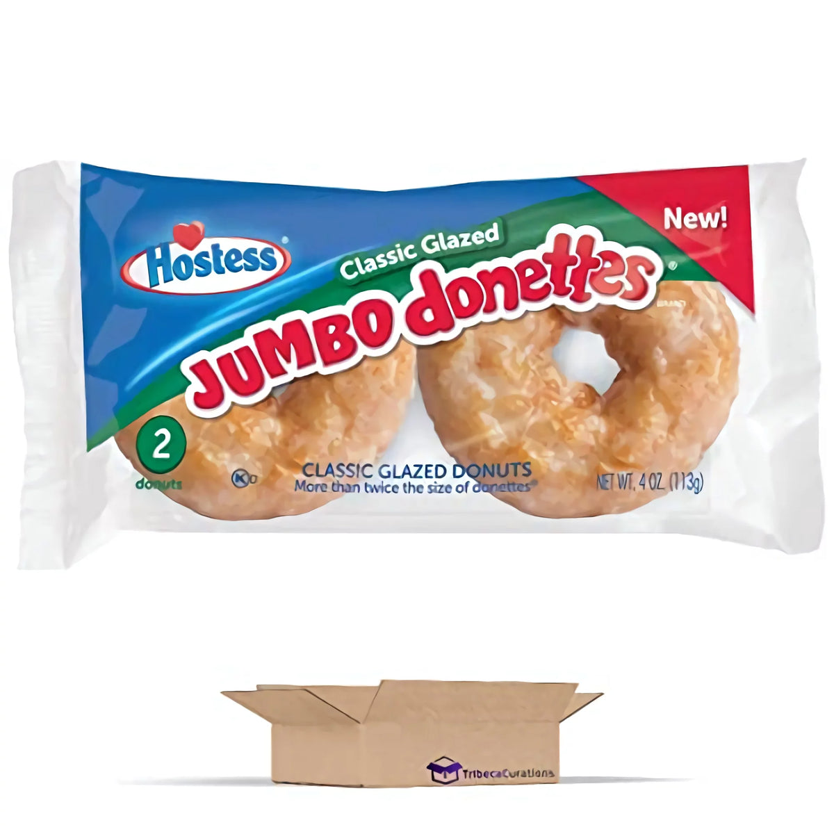 6 Count Box 4 Ounces Glazed Donuts P883939