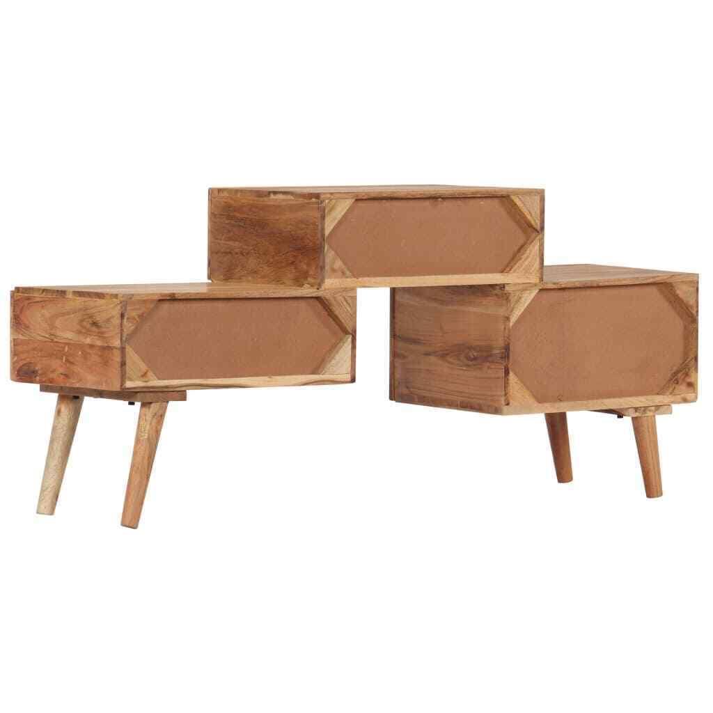 Solid Acacia Wood TV Cabinet U85572
