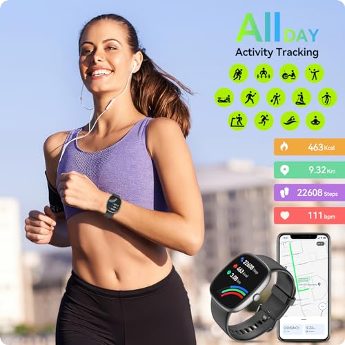 1.69" Fitness Tracker Watch with Heart Rate Monitor P5095