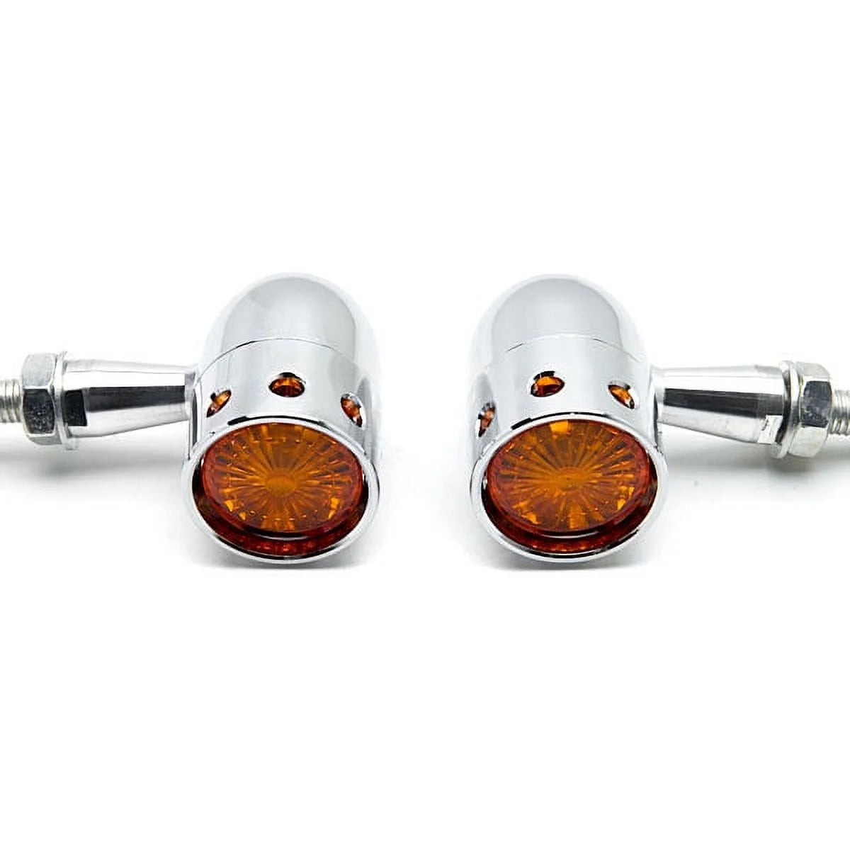 Chrome Motorcycle Turn Signals Blinker Lights J551