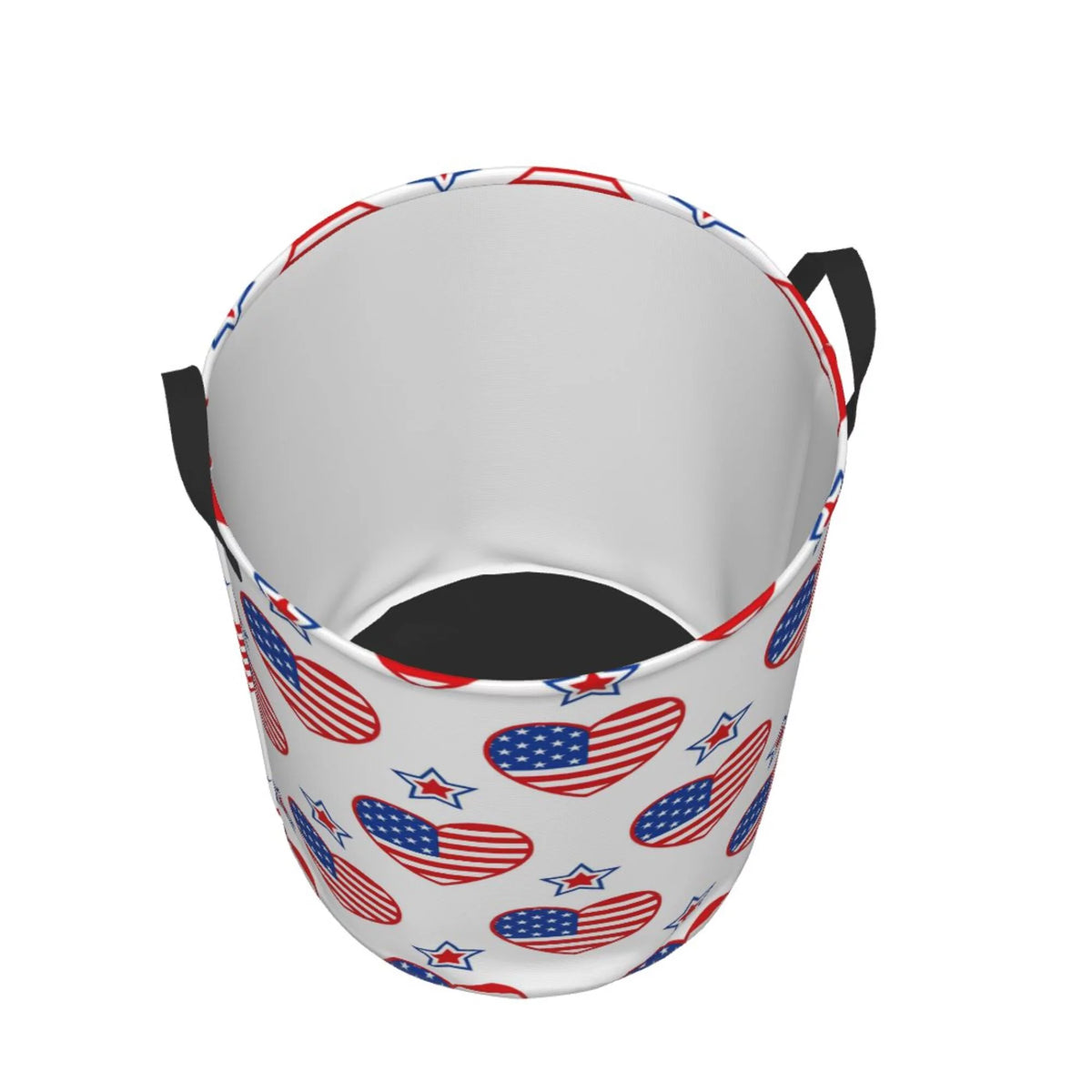 Round Waterproof Collapsible Laundry Basket J517432