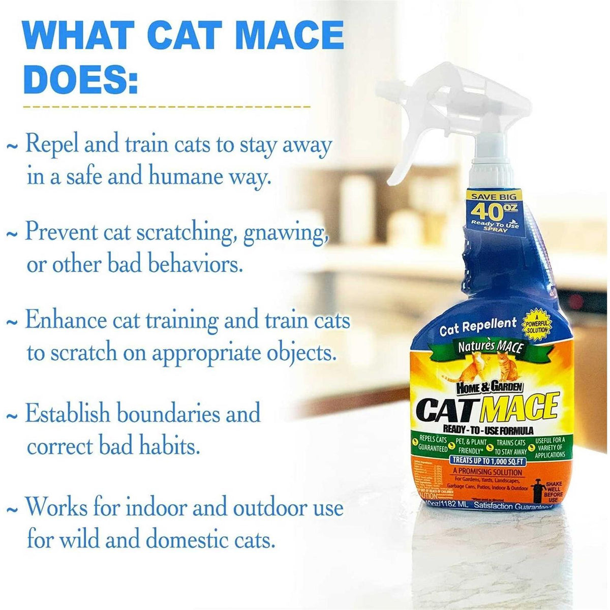Cat Repellent Outdoor Spray K6552