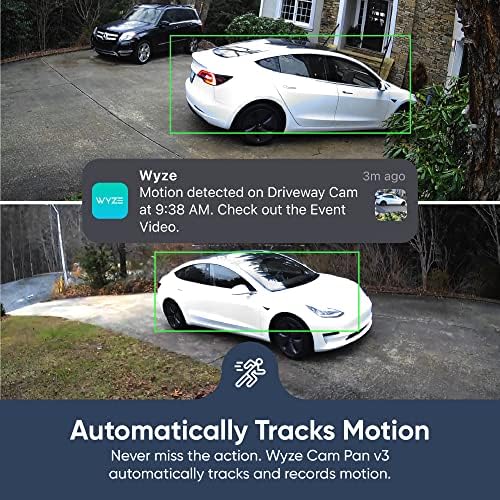 Cam Pan v3 Indoor/Outdoor IP65 1080P 360° Pan/Tilt/Zoom WiFi Security Camera, Color Night Vision L156
