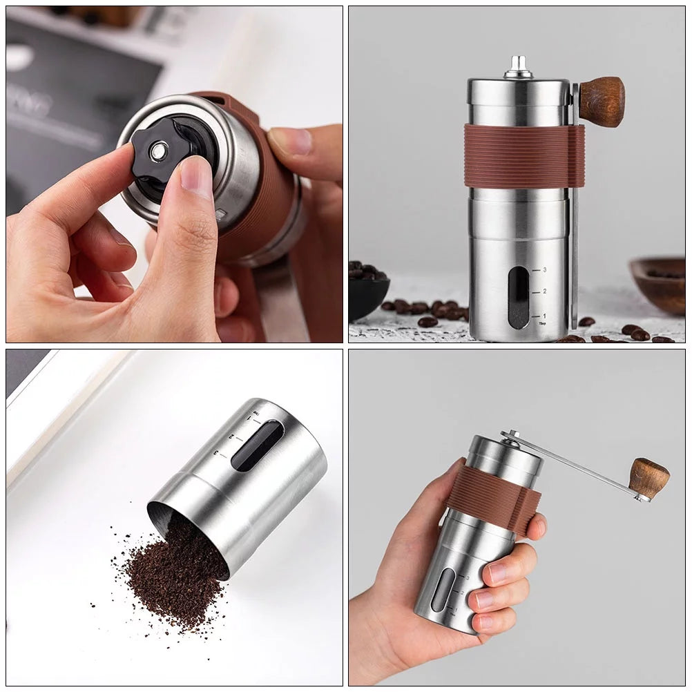 Portable Manual Coffee Maker Detachable Coffee Bean Grinder R8086