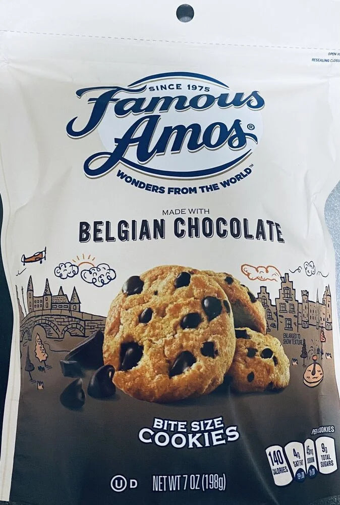 2 PACK Belgian Chocolate Chip Cookies 7 oz V710251