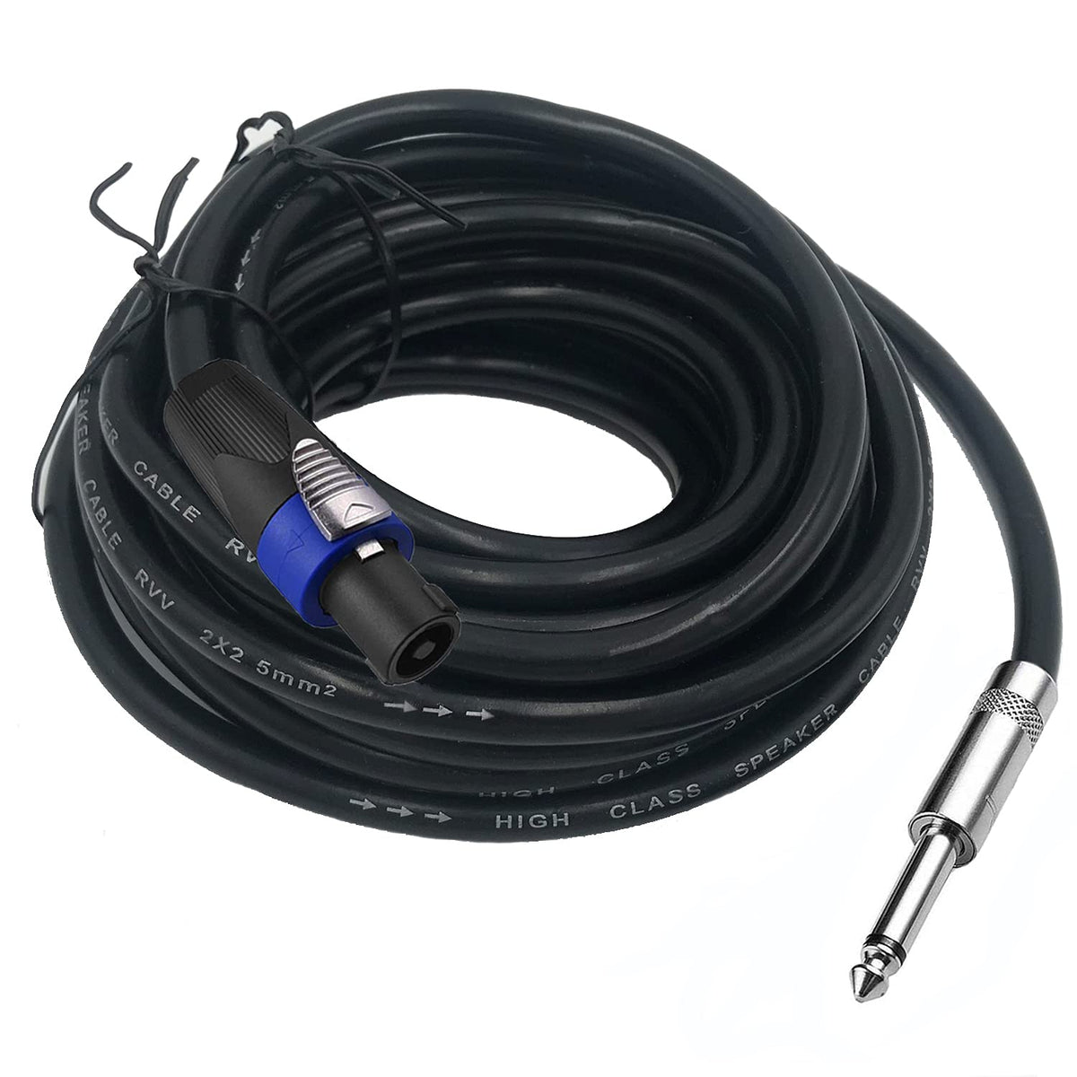 2 Pack 30ft Speakon to 1/4 Inch Speaker Cable G354062