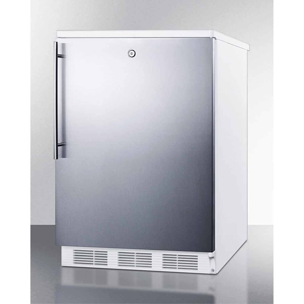 Built-in Undercounter All-Refrigerator with Lock and Stainless Steel Door M71398