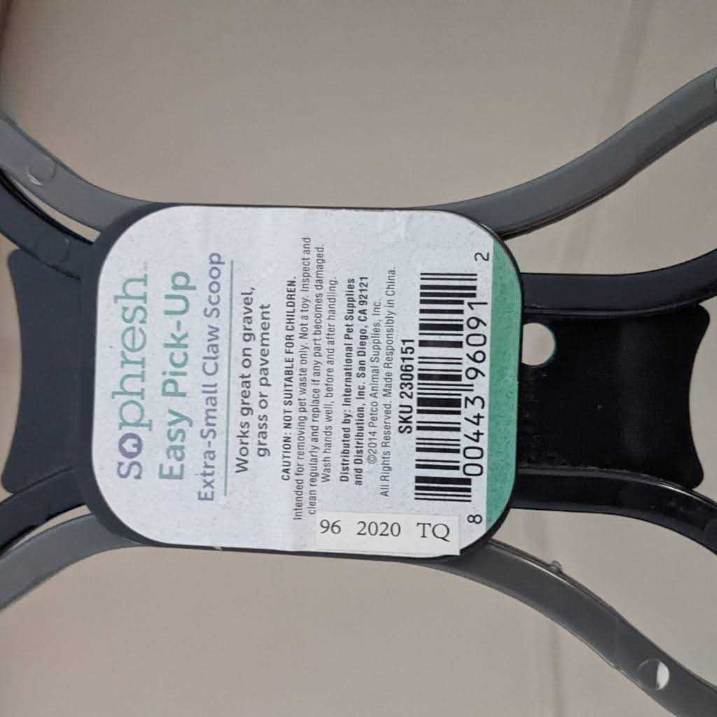 Dog Waste Scoop Z7878