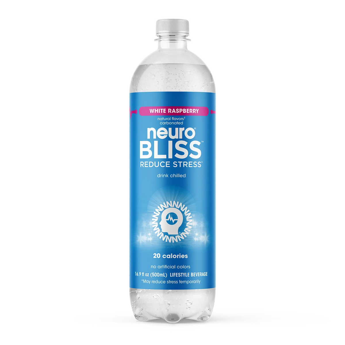 Raspberry Stress Reducing Beverage 16.9 Fl Oz (Pack of 12) M39631