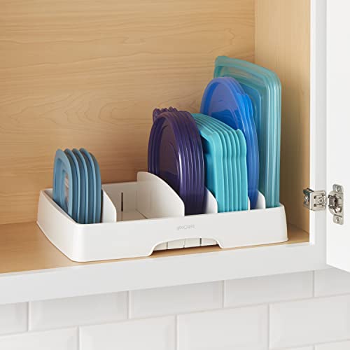 Adjustable Food Container Lid Organizer M69144
