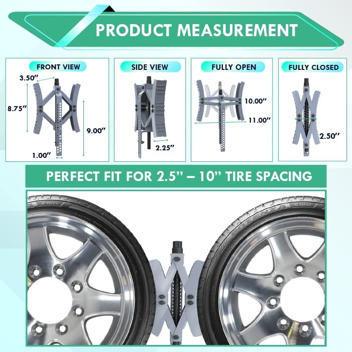 2-Pack Stainless Steel Wheel Chocks I41816