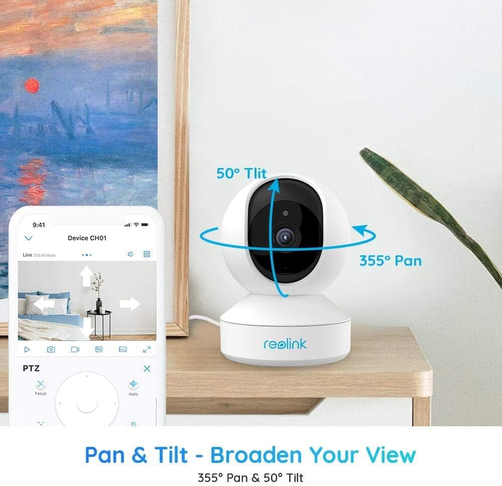3MP HD Plug-in Indoor WiFi Pan Tilt Security Camera B897