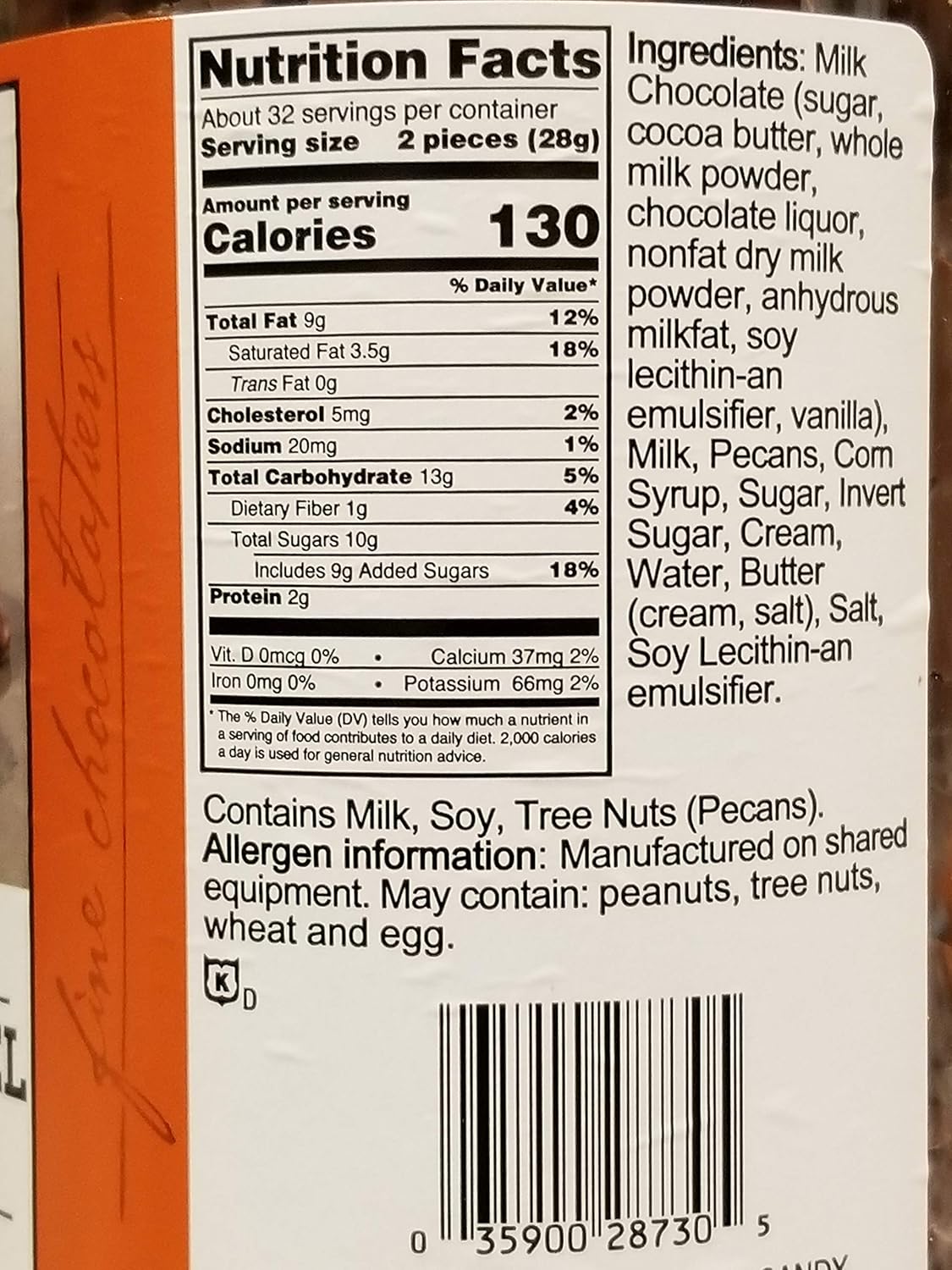 Milk Chocolate Pecan Caramel Clusters X80181