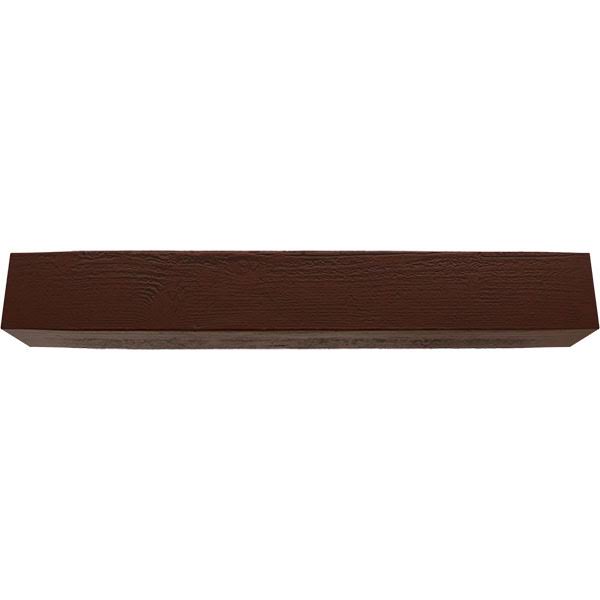 Rough Sawn Faux Wood Fireplace Mantel, Natural Pecan W6710