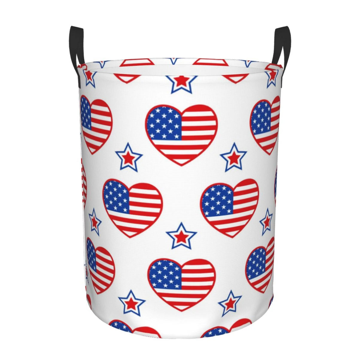 Round Waterproof Collapsible Laundry Basket J517432