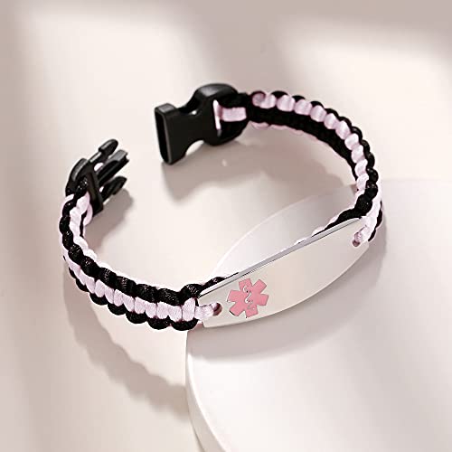 Stainless Steel Medical Emergency ID Bracelet A897041