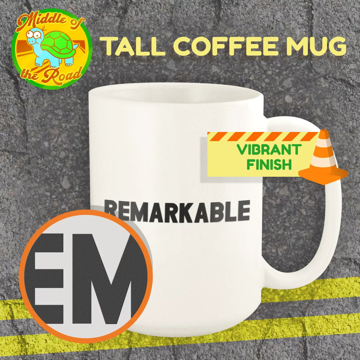 White Ceramic 15oz Mug J832484