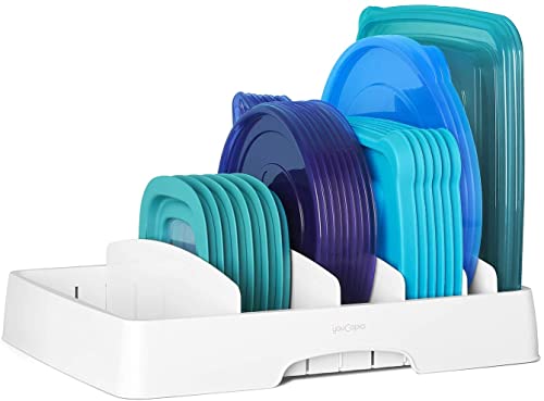 Adjustable Food Container Lid Organizer M69144
