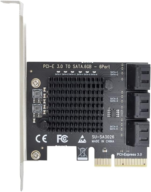 6 Ports SATA 3.0 to PCI Express x4 Expansion Card I531686