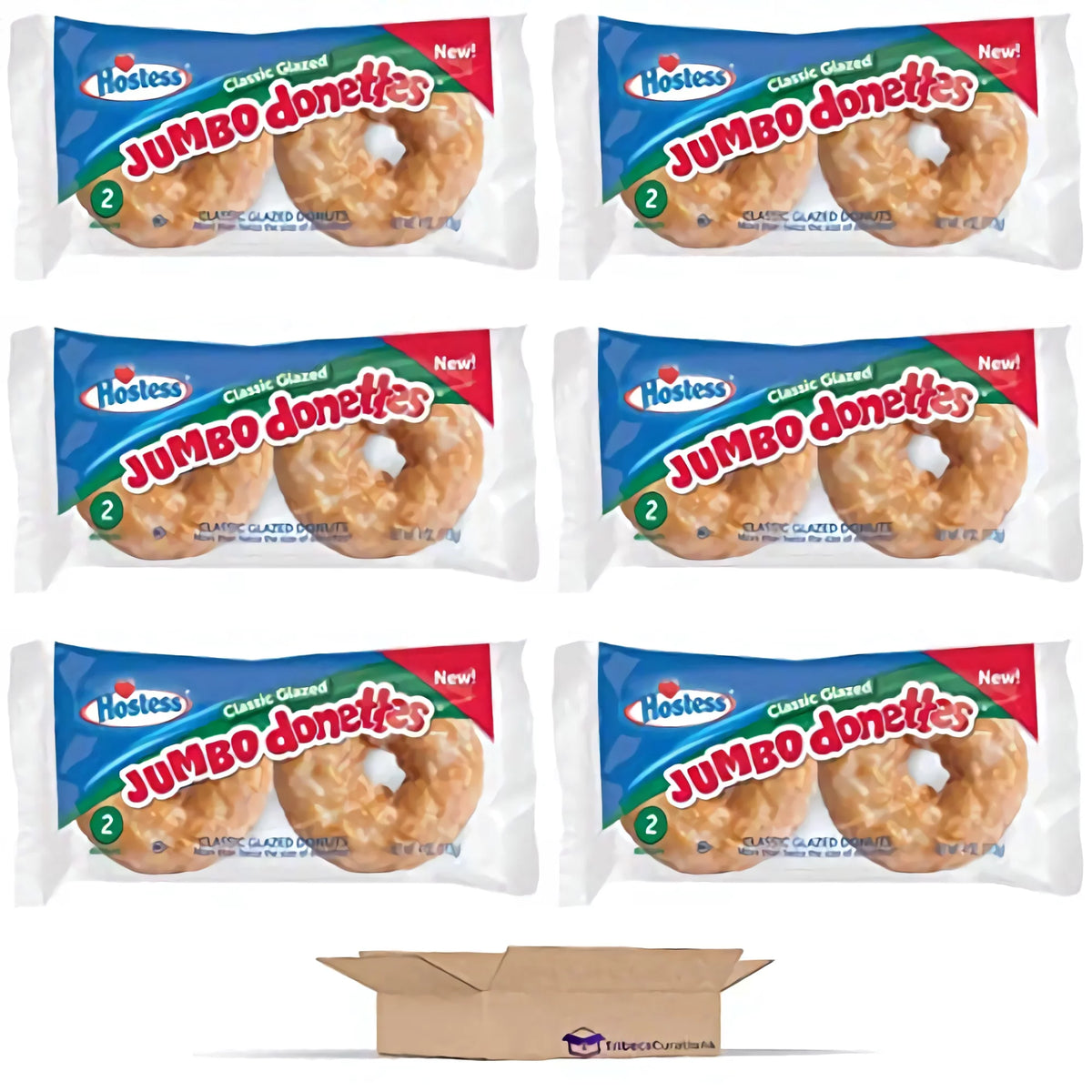 6 Count Box 4 Ounces Glazed Donuts P883939