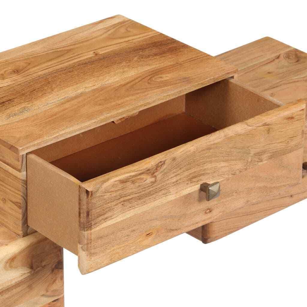 Solid Acacia Wood TV Cabinet U85572