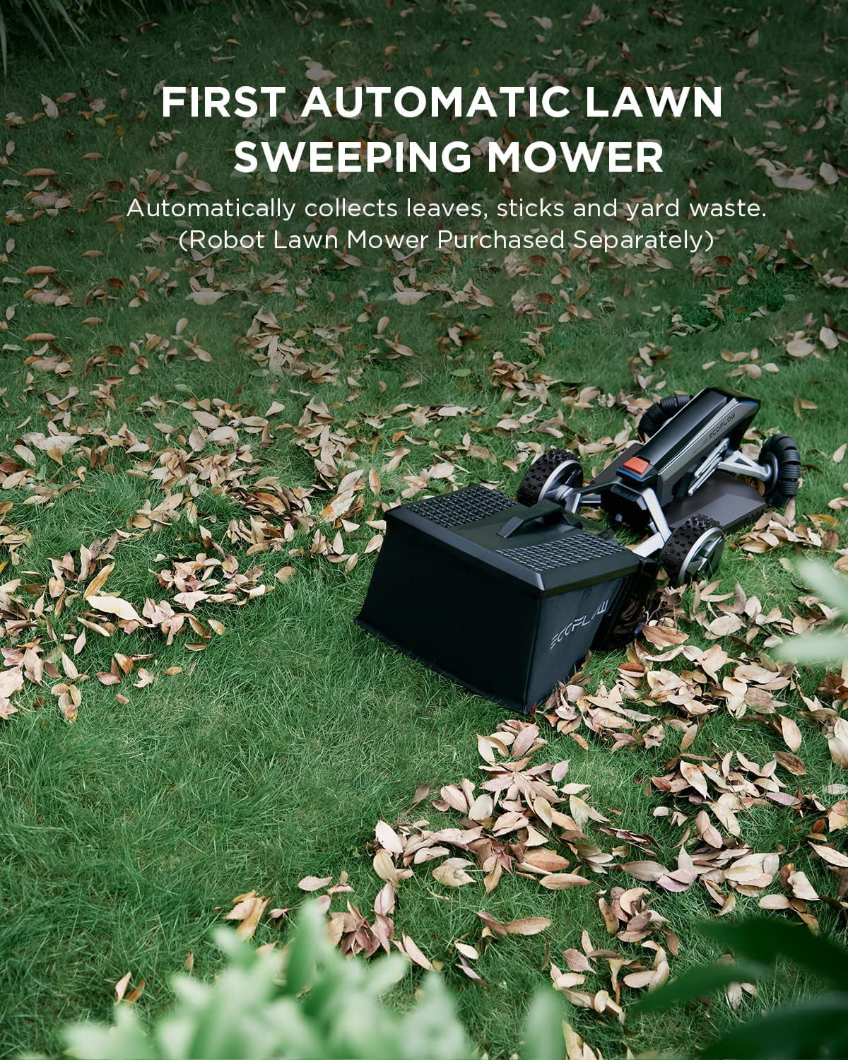 Attachable Lawn Sweeper Kit for Robotic Lawn Mower S915944