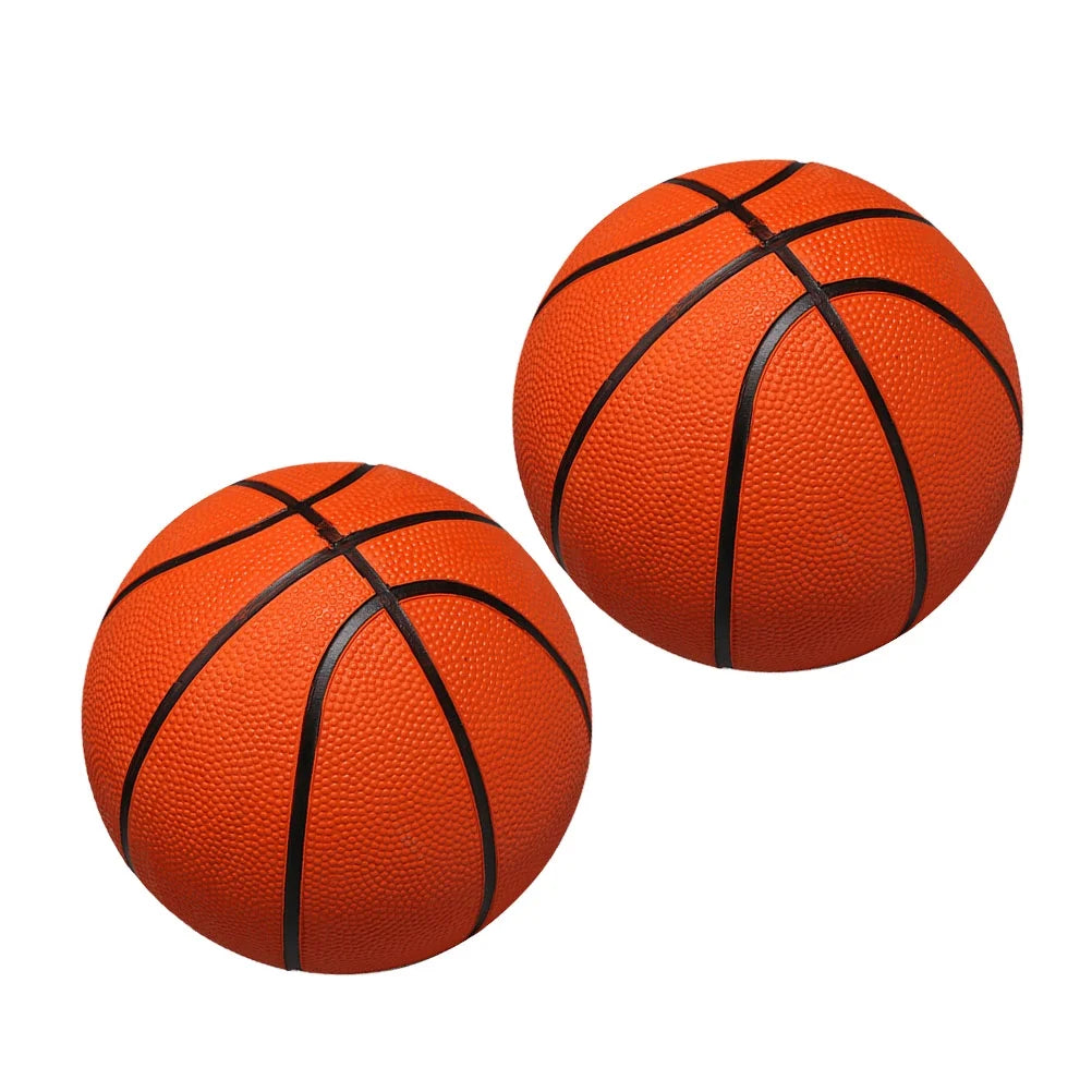 Orange 13CM Diameter Inflatable Desktop Basketball Toy D4863
