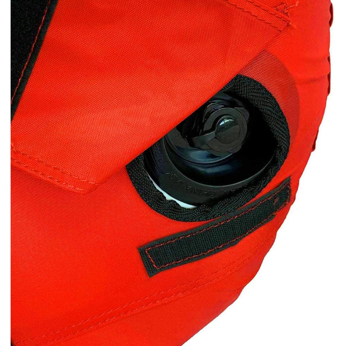 Red Nylon Inflatable Towable Float with Foam Handles U86860