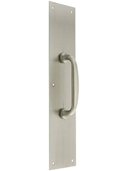 4 x 16 in. Push Plate with Pull Antique Brass T9019