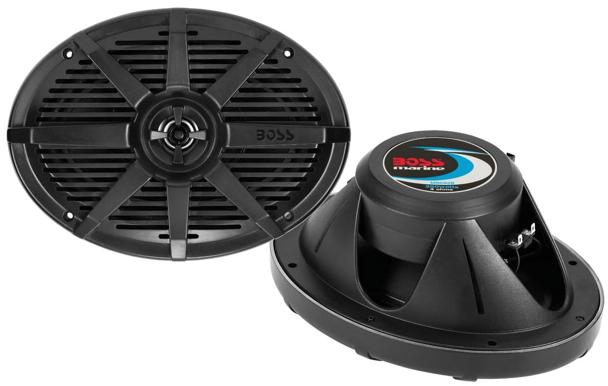 6 x 9 Inch Marine Stereo Speakers 2 Way Weatherproof A412