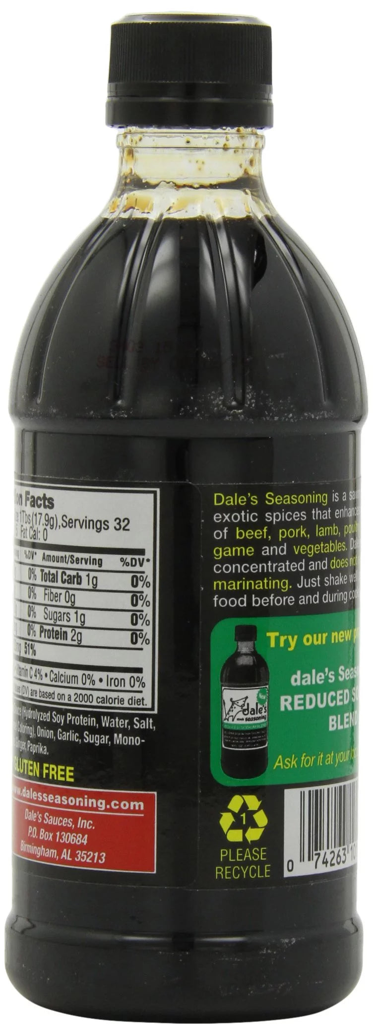 Steak Seasoning 16-Ounce Bottles Pack of 6 S27142