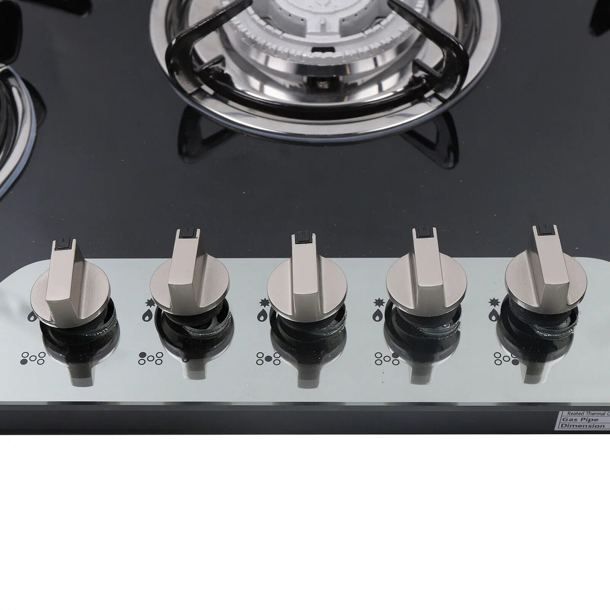 5 Burner Tempered Glass Gas Cooktop O32807
