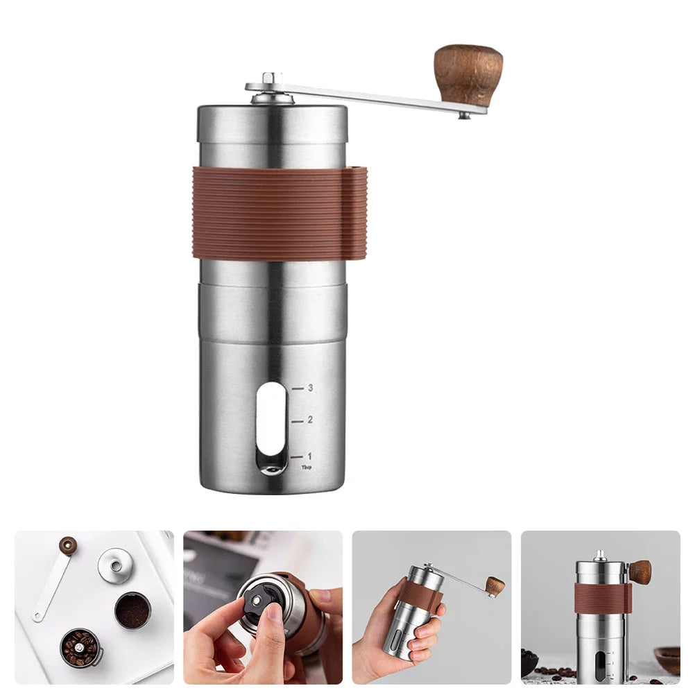 Portable Manual Coffee Maker Detachable Coffee Bean Grinder R8086