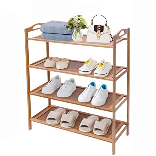 5-Tier Bamboo Shoe Shelf Storage Stand N7730