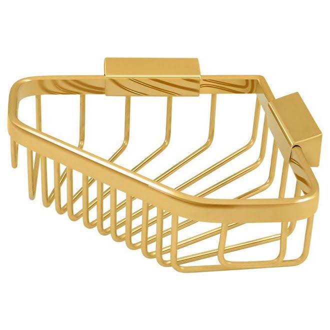 Satin Nickel Finish Wire Basket Corner Pentagon K857372