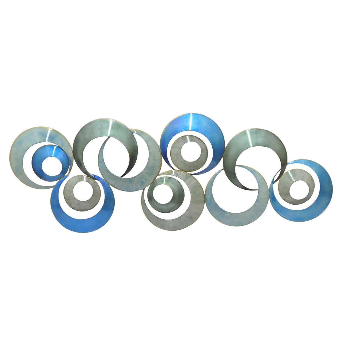 Blue Metal Wall Decor M60749