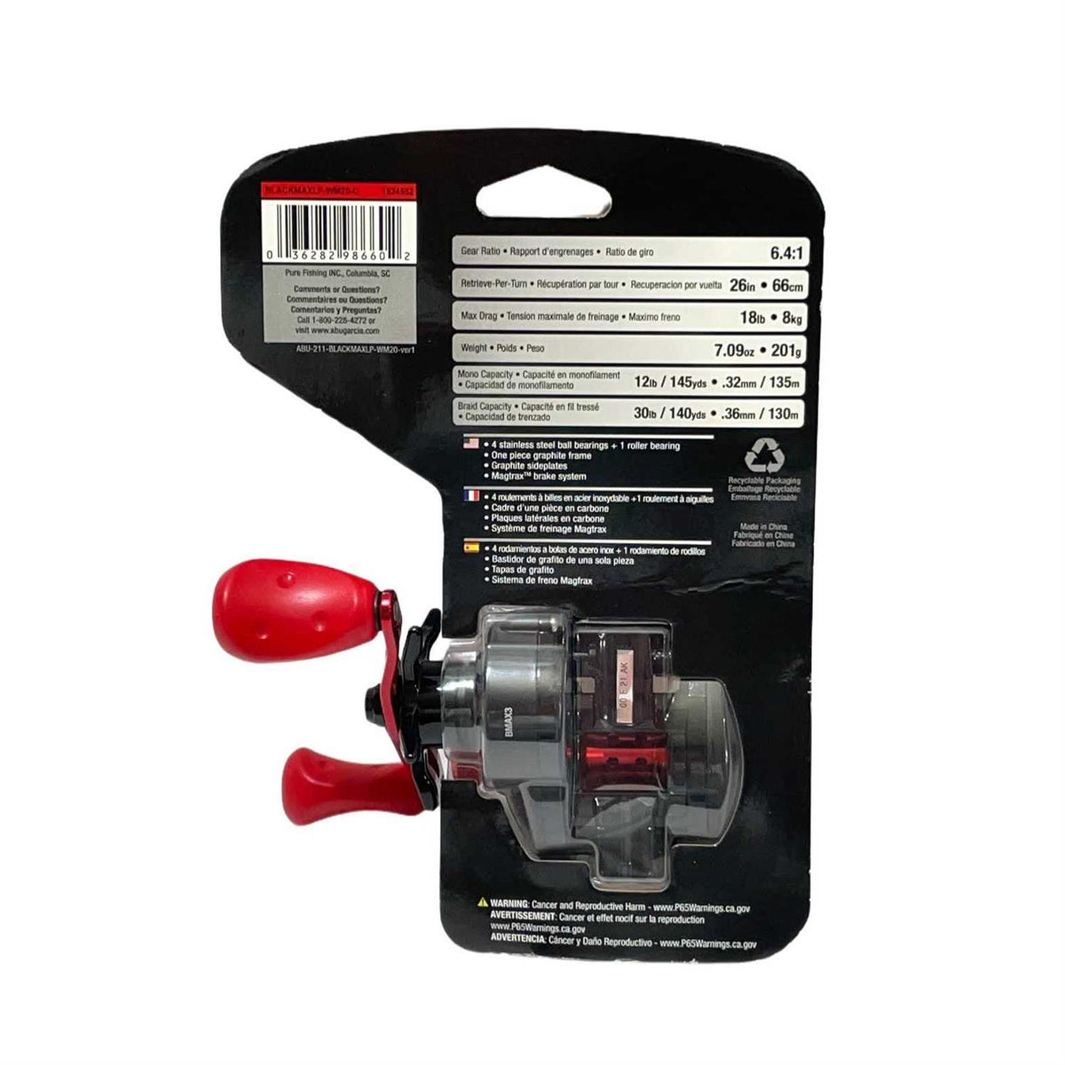 Black Max Reel W65784