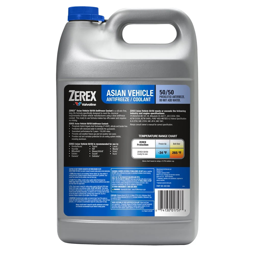 Blue Silicate and Borate Free Antifreeze Coolant 1 GA M50528