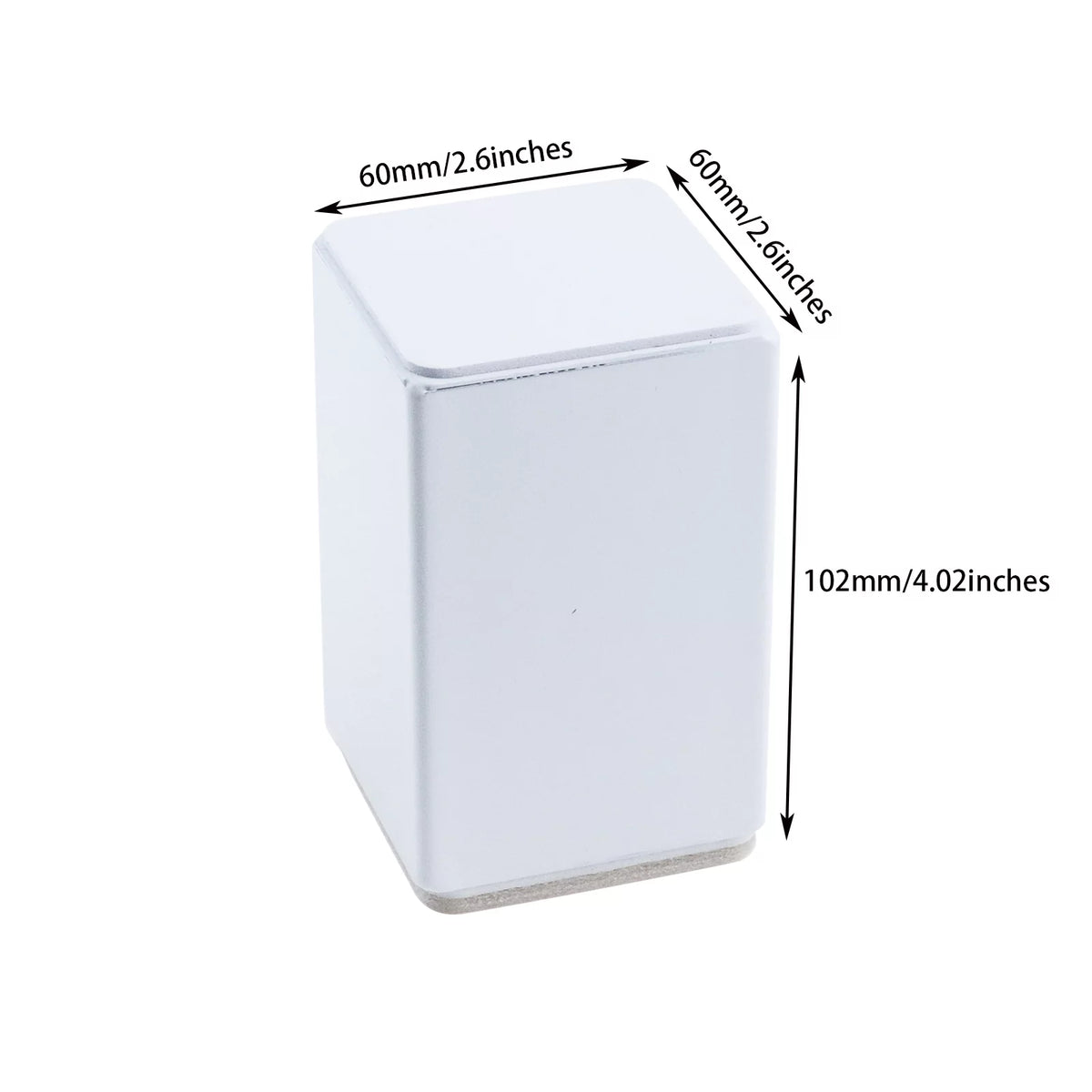 Self-Adhesive Furniture Riser 4Pcs White S398044