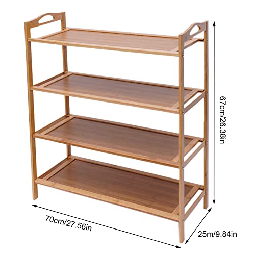 5-Tier Bamboo Shoe Shelf Storage Stand N7730