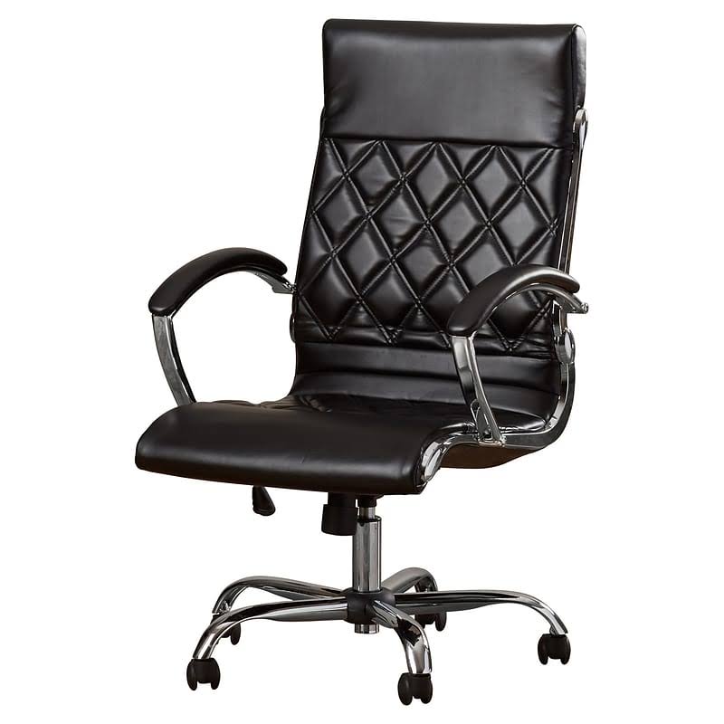 Black Leather Executive Chair C51182