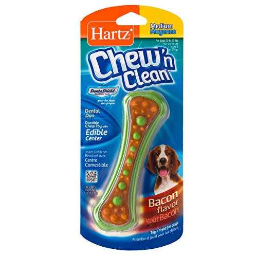 Chew 'n Clean Dental Duo Dog Toy Q918