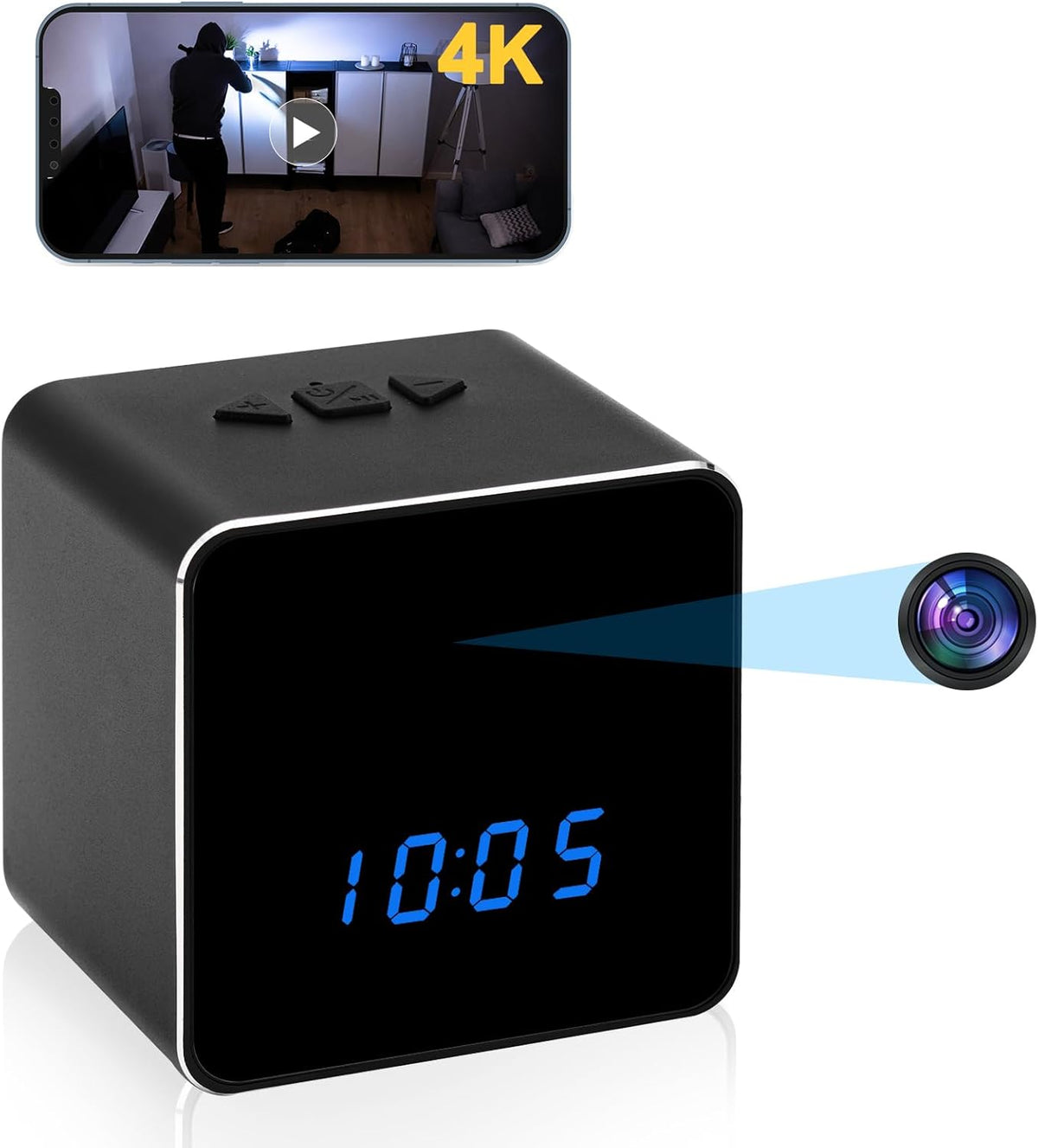 256G Spy Camera Bluetooth Speaker with Night Vision N839842