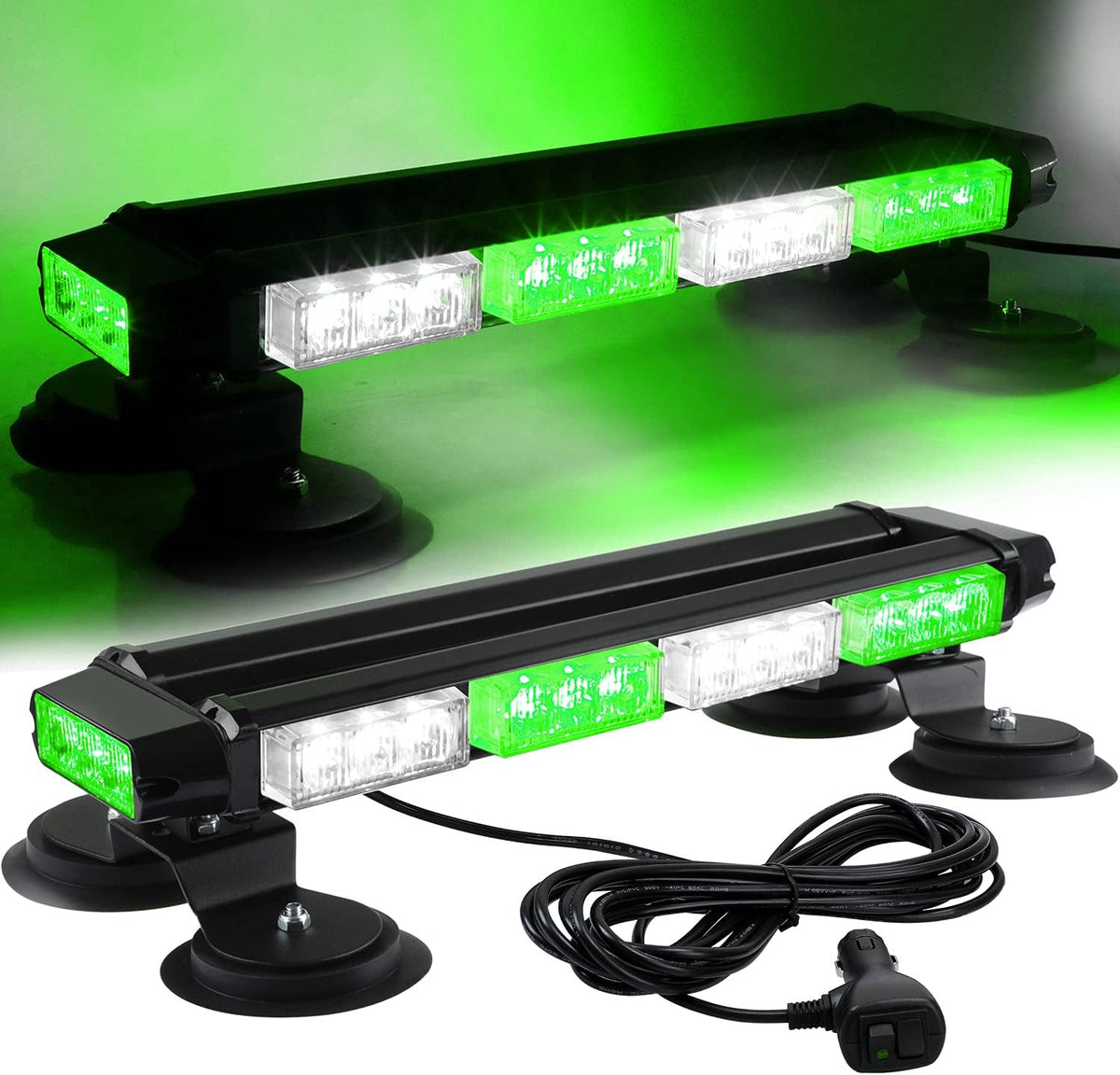 16.8 Inch LED Strobe Flashing Light Bar with Magnetic Base X693500