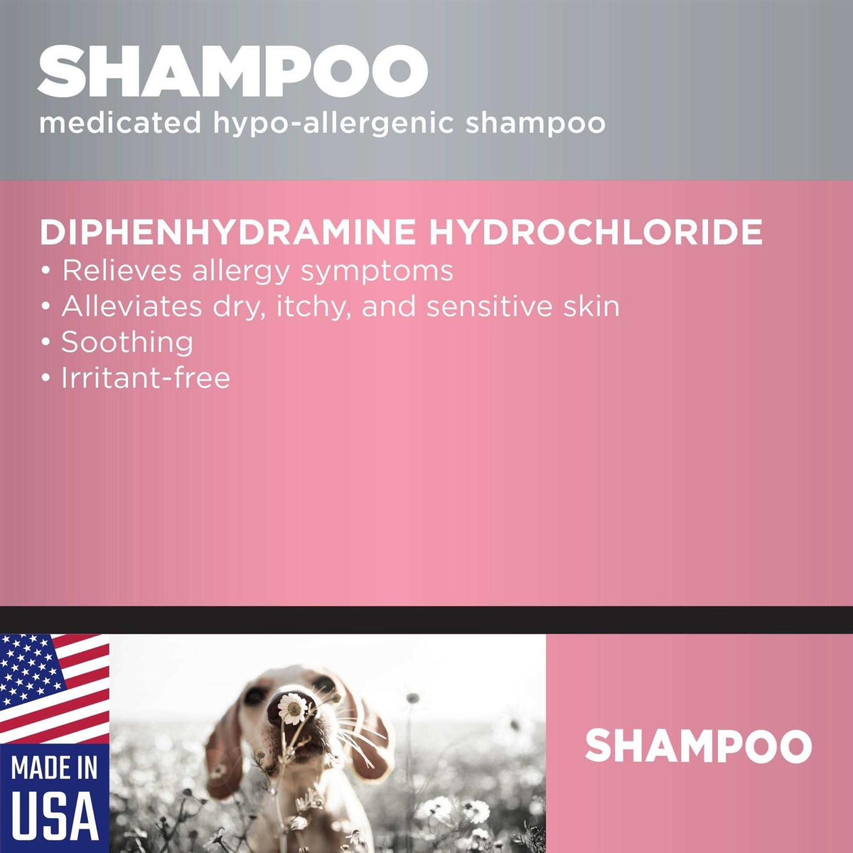 Hypo-Allergenic Medicated Dog Shampoo L39609
