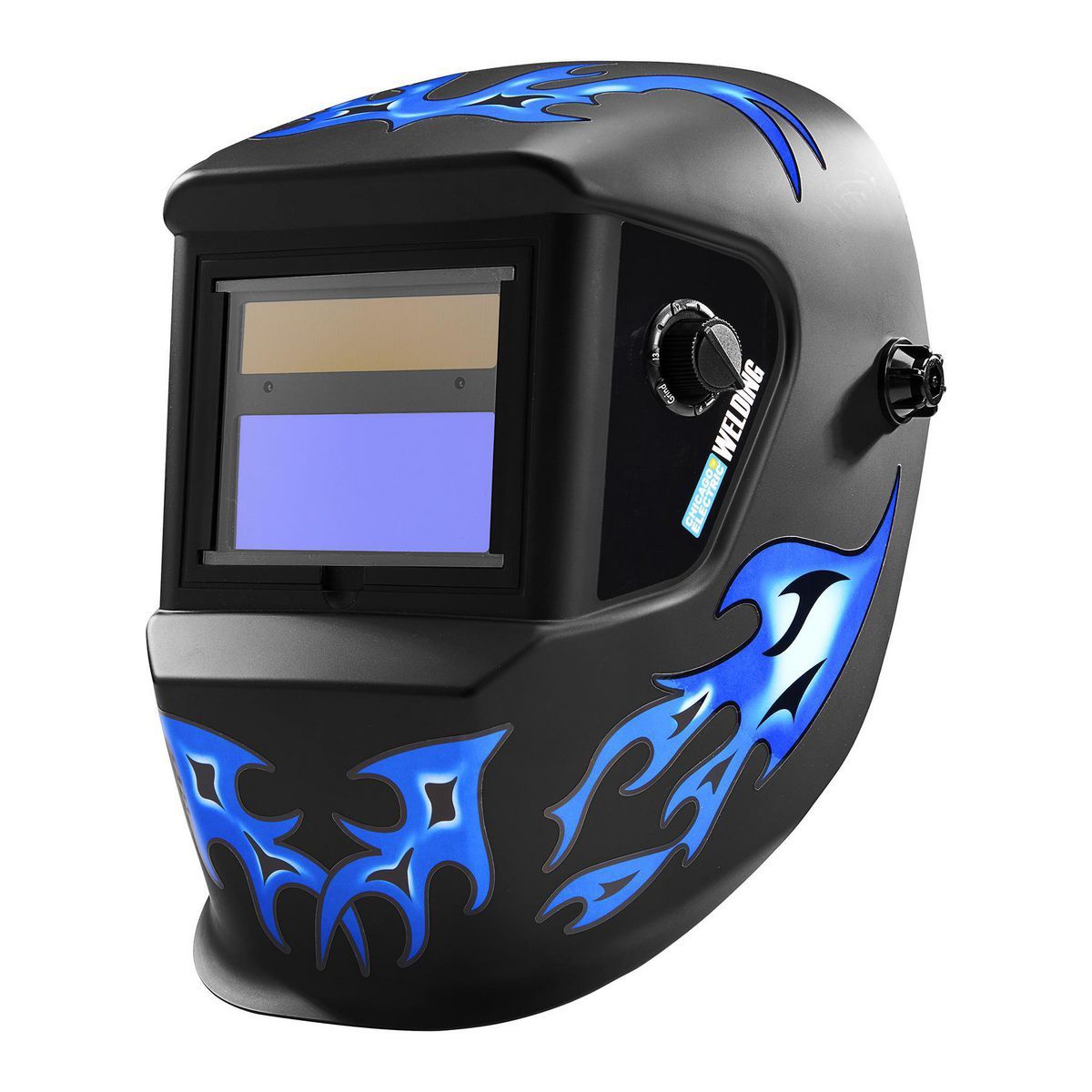 Blue Auto-Darkening Welding Helmet J74387