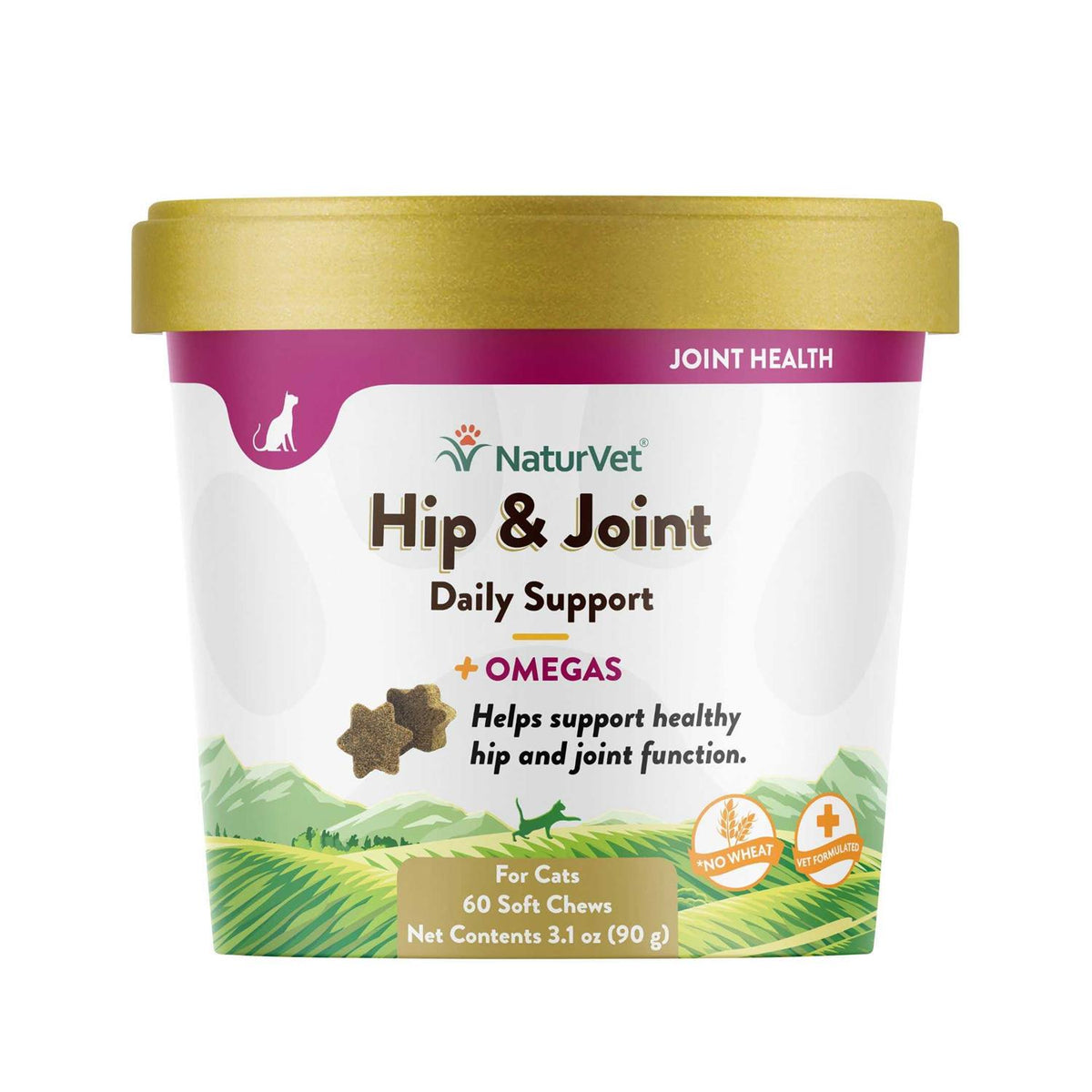 Hip Joint Plus Omegas Soft Chews Cat Supplement T9676