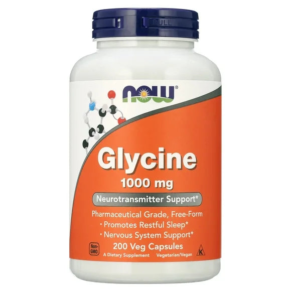 Glycine 1000mg 200 Vegetarian Capsules N550