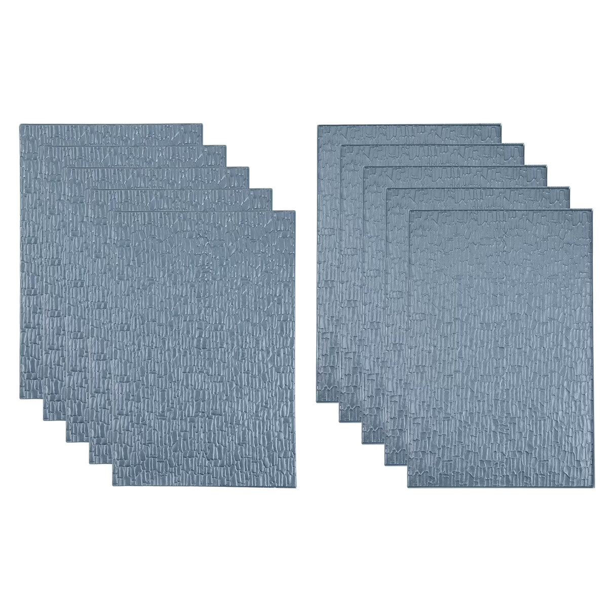 Miniature PVC Roof Tiles Dark Grey Pack of 10 D7298