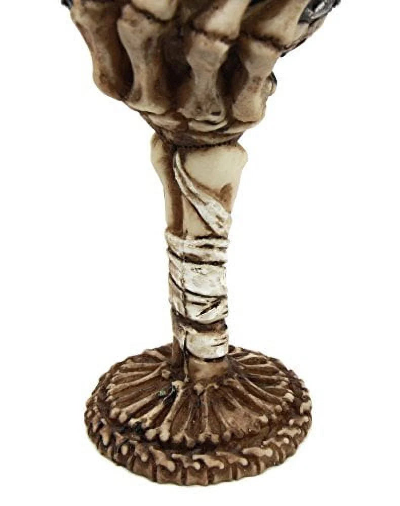 Skeleton Hand Wine Goblet 6oz Cup S9656